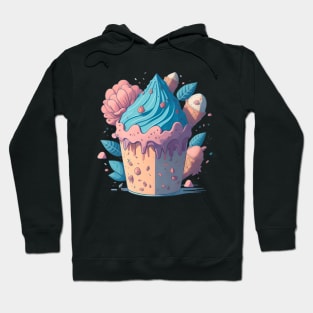 ice cream graffiti illustration Hoodie